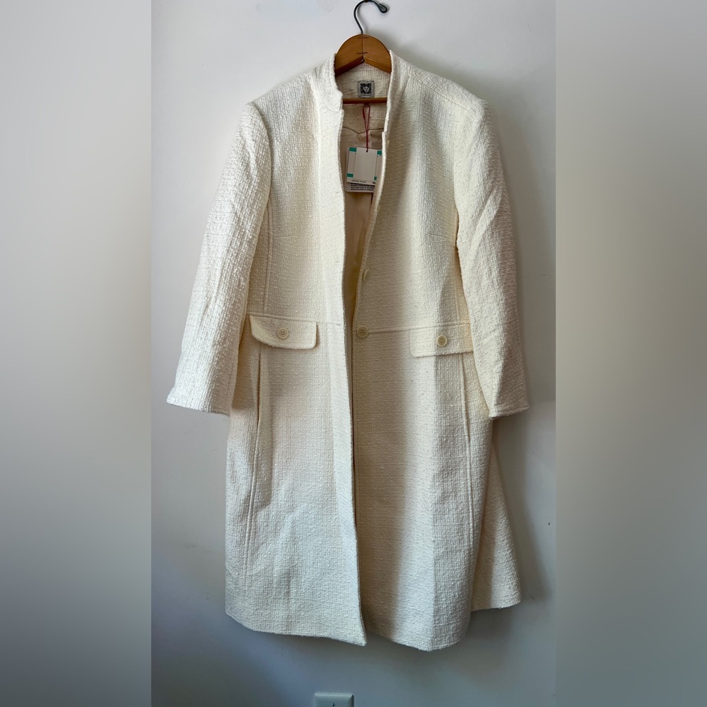 Anne Klein Tweed Audrey Hepburn Topper Jacket